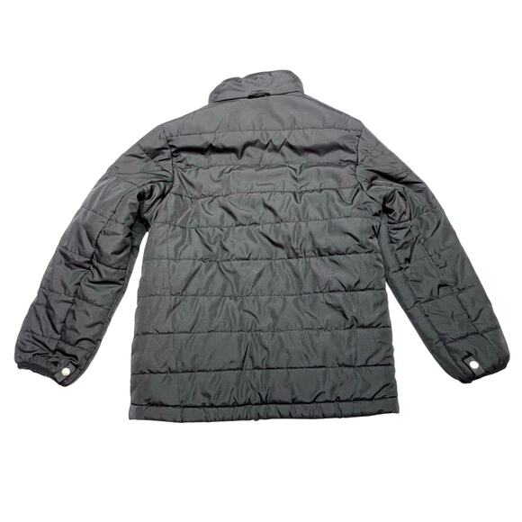 Gerry Jacket Quilted Full Zip Jacket Boys Small 7-8 Black Green Used - Picture 2 of 6